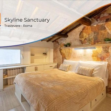 15 Min From Piazza Venezia Skyline Sanctuary In Trastevere Exterior foto